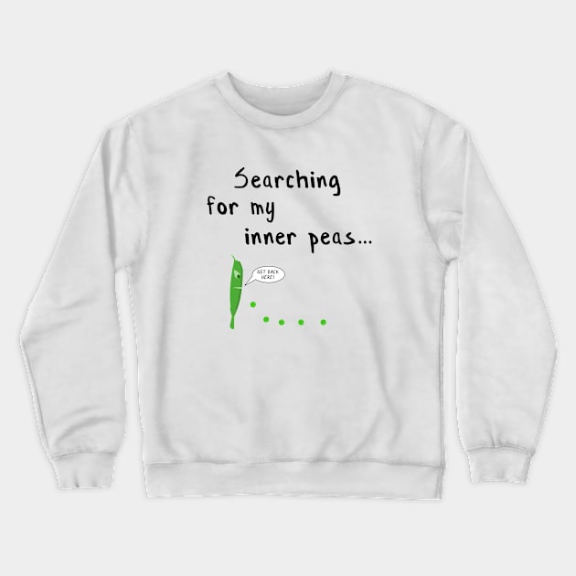 Inner Peas Crewneck Sweatshirt by creationoverload